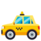 Taxi emoji on Emojione